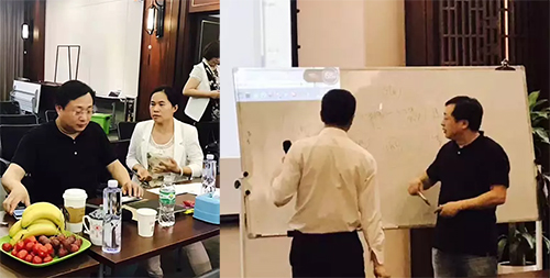 时代华商董事长创新共赢班微咨询：首次“圆桌会诊”启发董事长思维。" width=