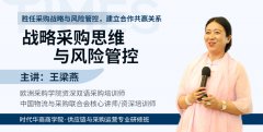 《采购战略思想与风险管控》王梁燕