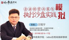 《企业经营决策与执行沙盘实战模拟》-王悦宇