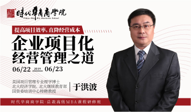 《企业项目化管理的经营之道》于洪波